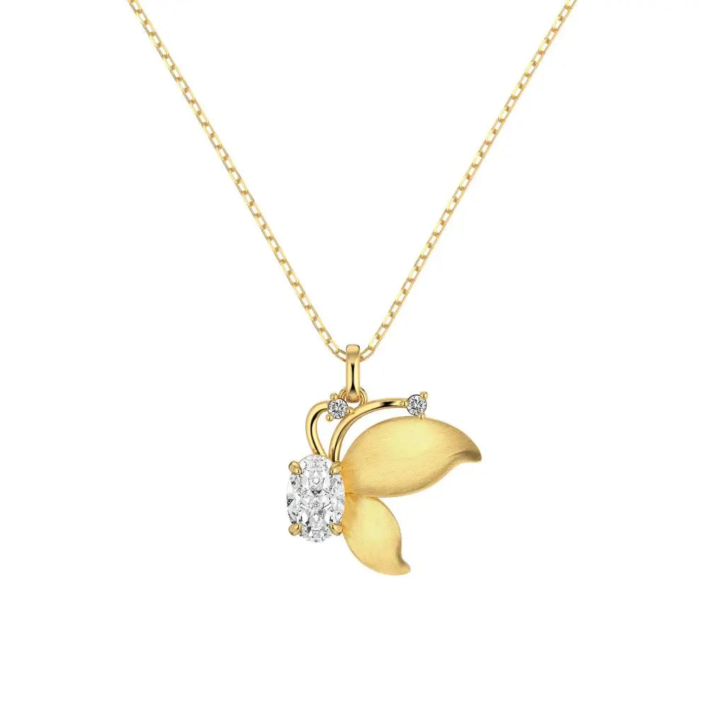 925 Sterling Silver CZ Pendant Necklace DY190950 product image 7