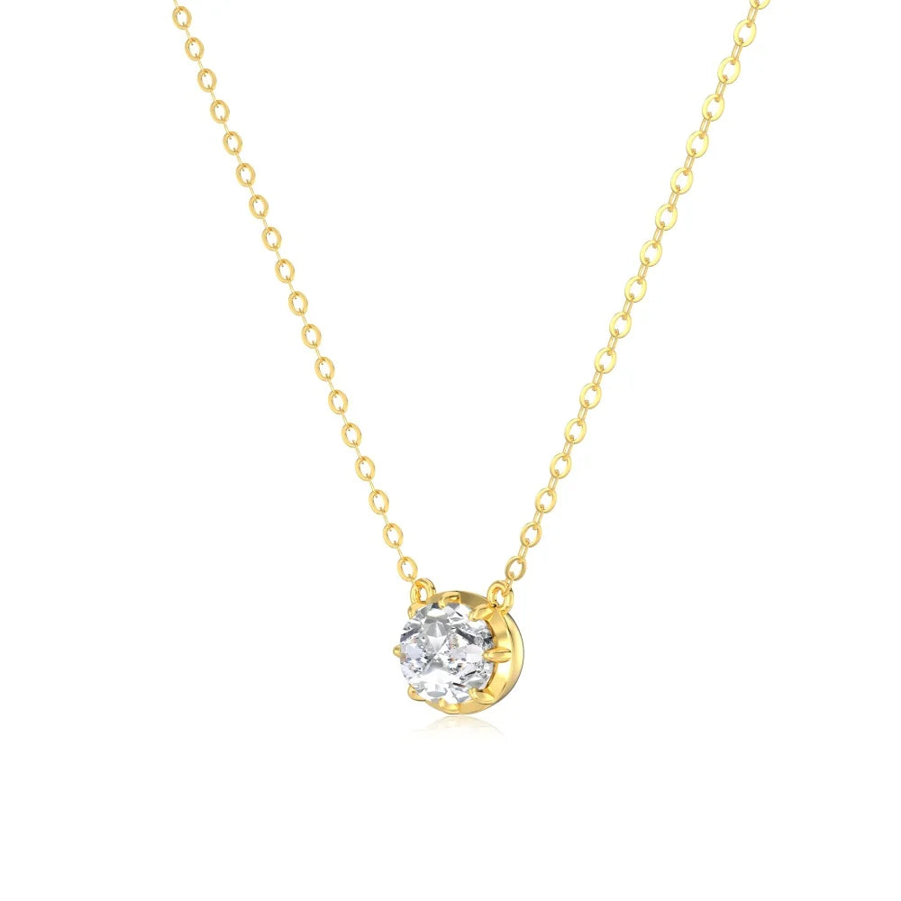 925 Silver 5A CZ Pendant Necklace DY191859 product image 8