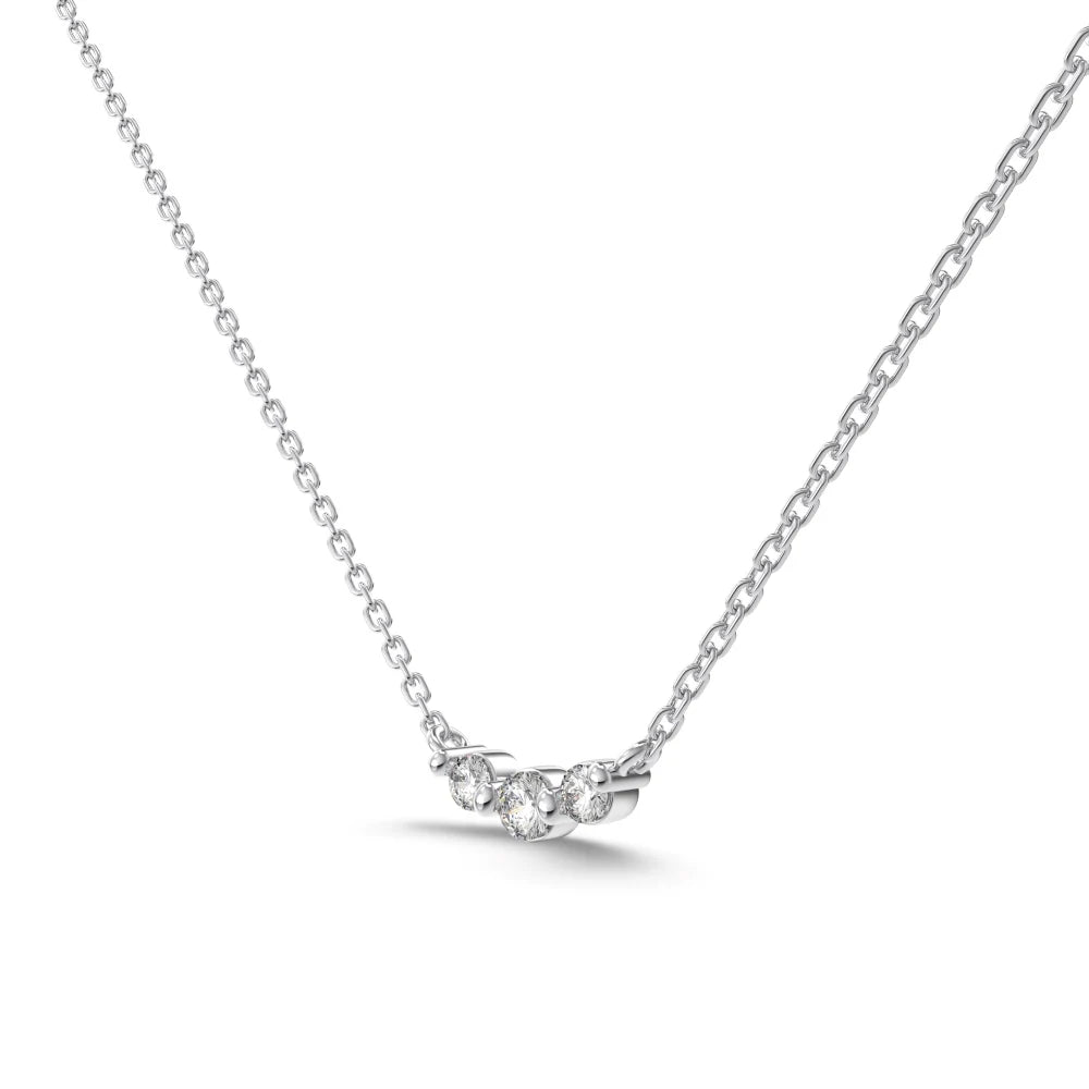 925 Sterling Silver CZ Dainty Pendant Necklace product image 8