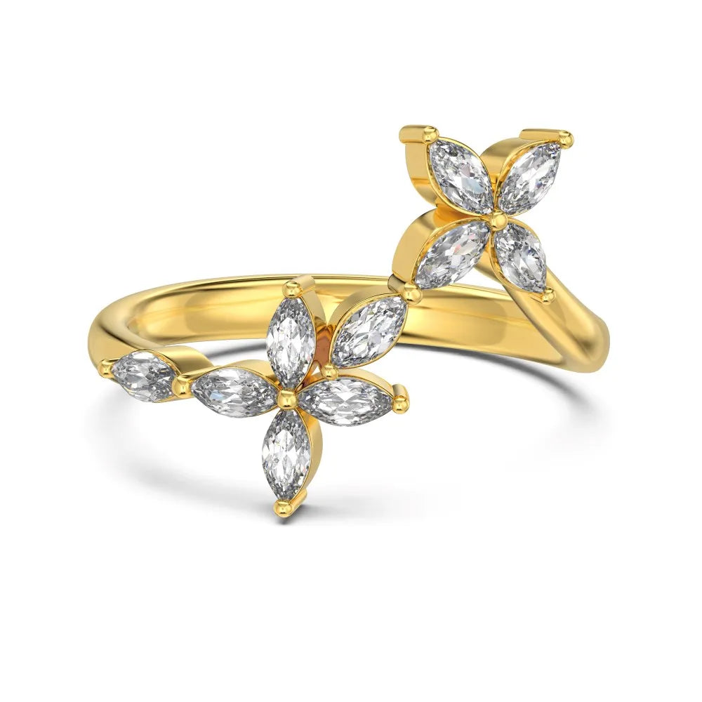925 Sterling Silver Butterfly Adjustable Ring product image 8