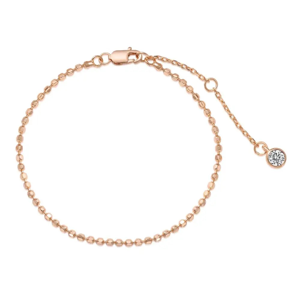 925 Silver CZ Statement Chain Bracelet DY150345 product image 8