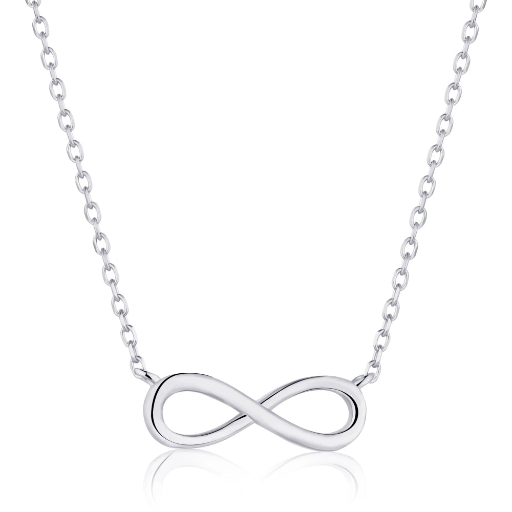 925 Sterling Silver Infinity Lariat Necklace product image 8
