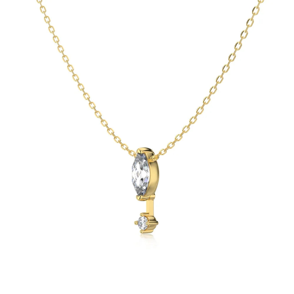 925 Silver 5A CZ Pendant Necklace DY191656 product image 8
