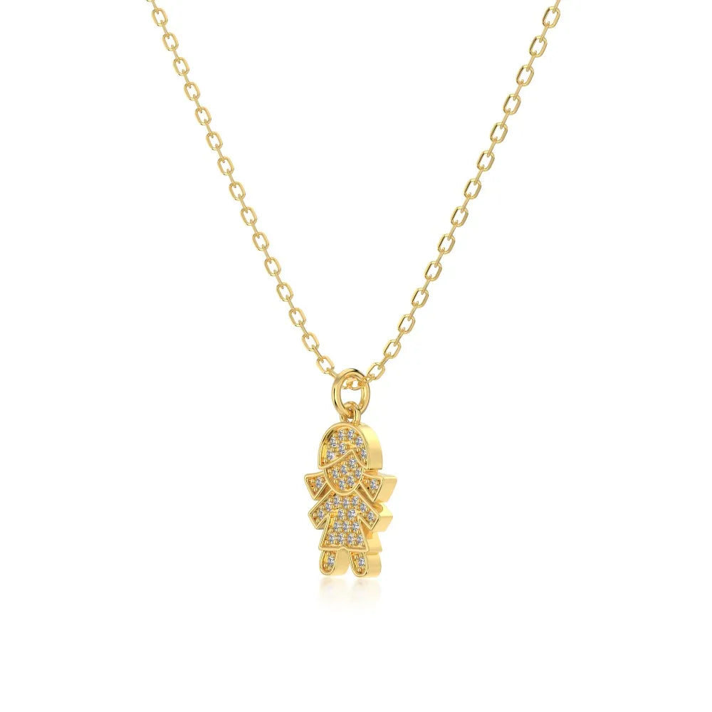 925 Silver 5A CZ Pendant Necklace DY191636 product image 7