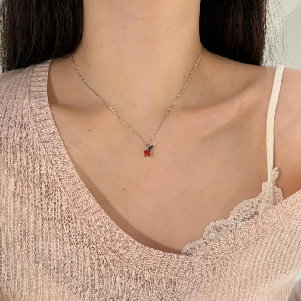 925 Silver 5A CZ Pendant Necklace DY191229 product image 6