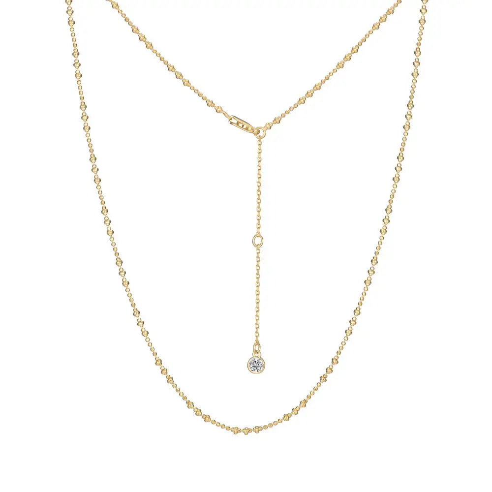 925 Silver Minimalist Chain Necklace DY191364 product image 7