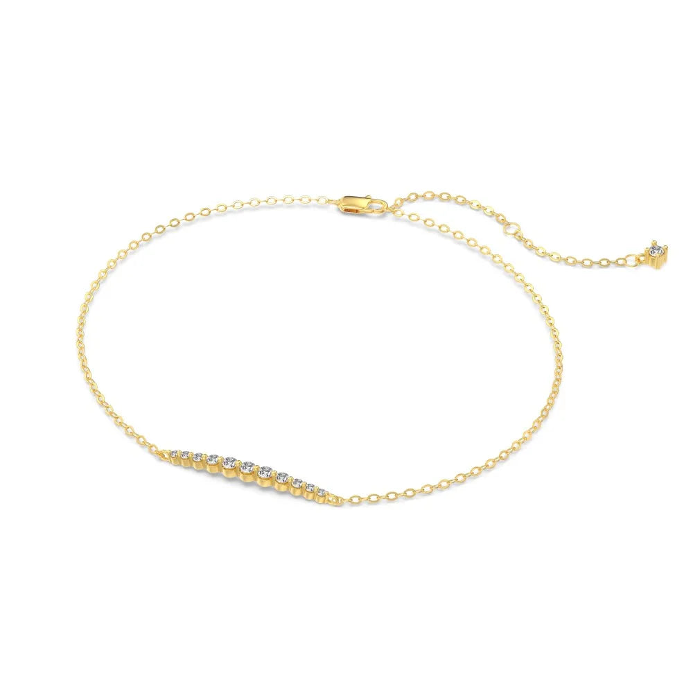 925 Sterling Silver 5A CZ Minimalist Bracelet product image 8