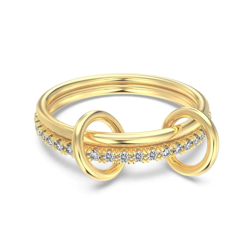 925 Silver Bridal Engagement Ring DY121460 product image 7