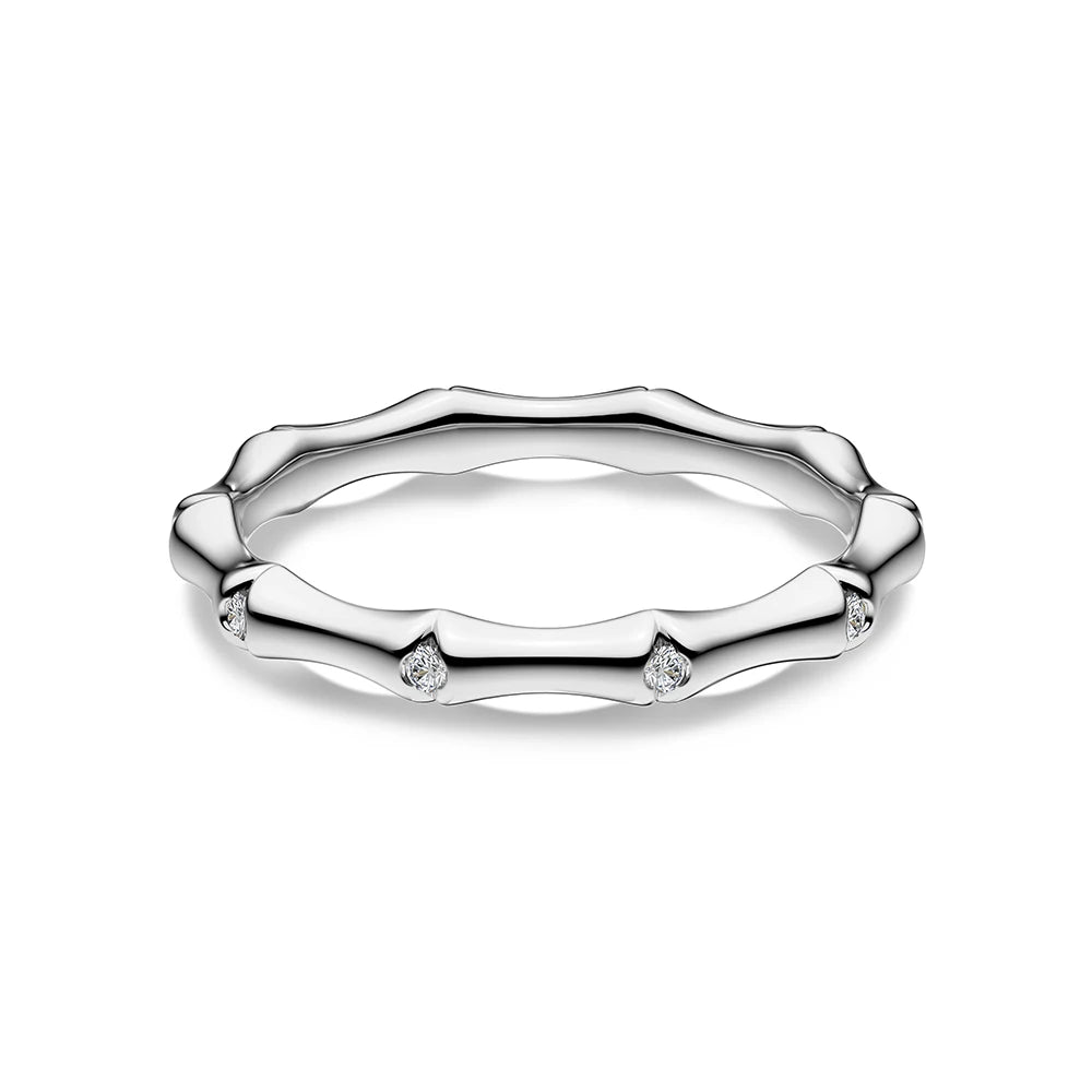 925 Silver CZ Bridal Wedding Ring DY121469 product image 8