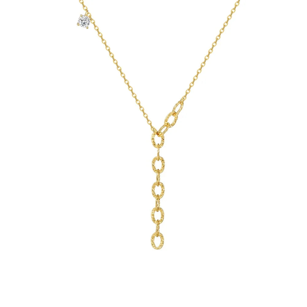 925 Silver 5A CZ Pendant Necklace DY191565 product image 7