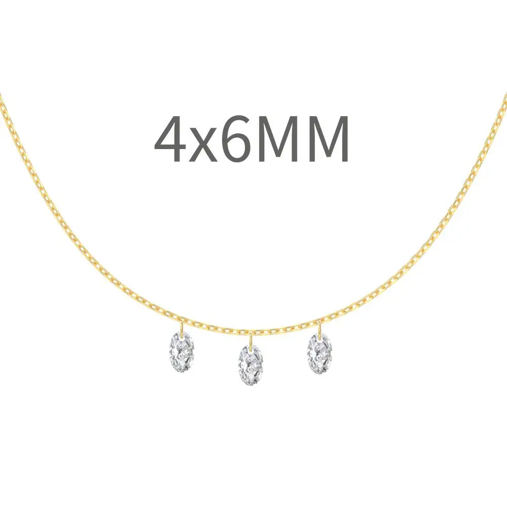 925 Silver Bridal Lariat Necklace DY191195 product image 8