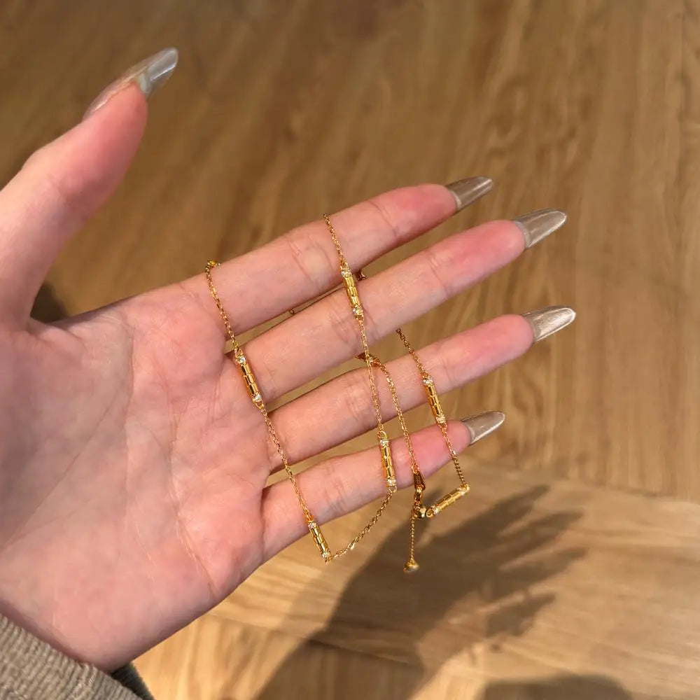 Hip Hop Punk Style 925 Silver Gold Plated Necklace Jewelry Other Premium Fine Necklaces