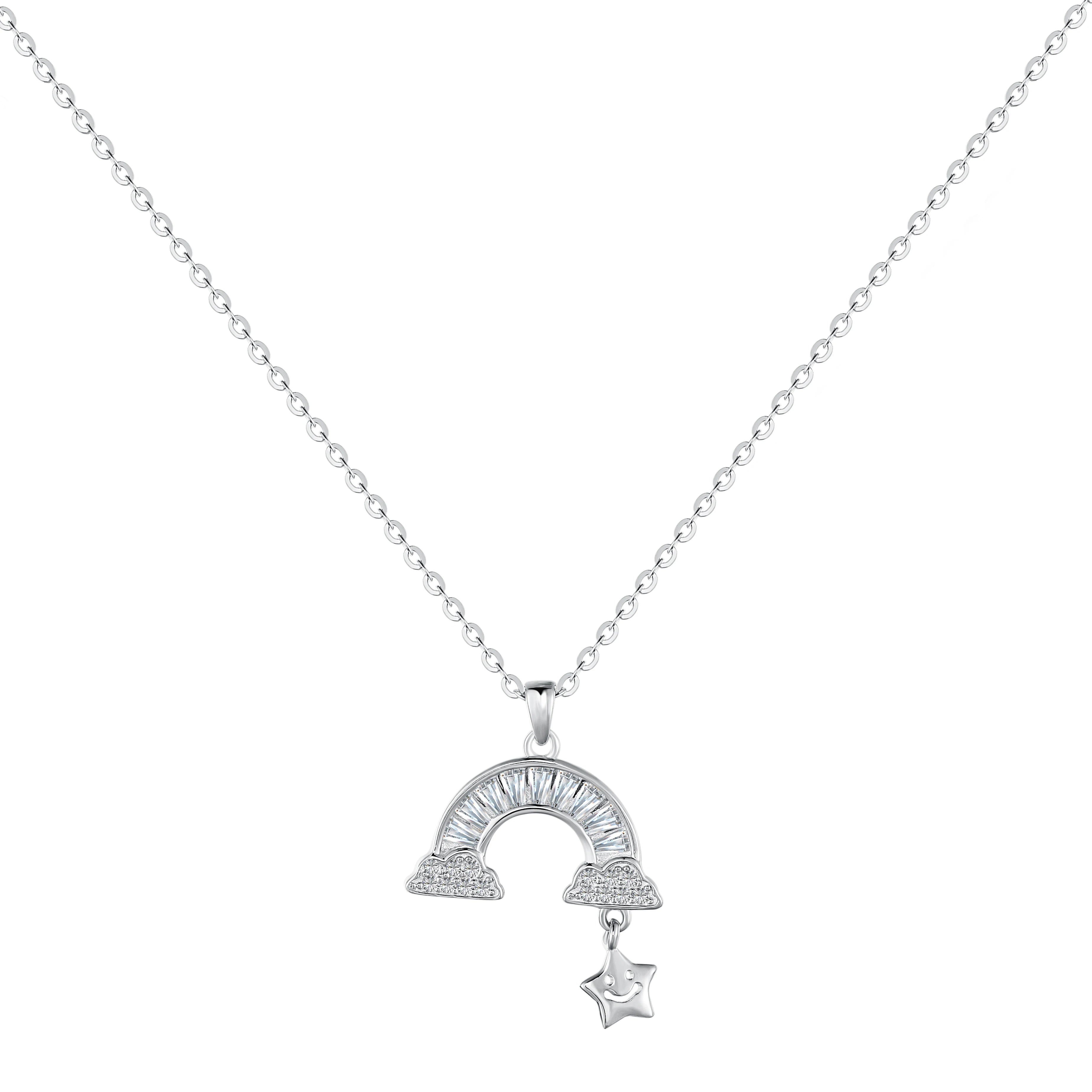 925 Sterling Silver Star Pendant Necklace product image 8