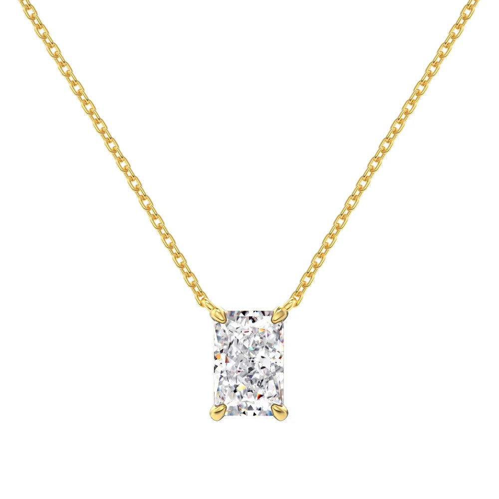 925 Silver 8A CZ Pendant Necklace DY190886 product image 7