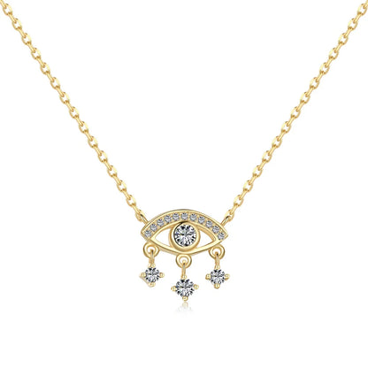 925 Sterling Silver Evil Eye Pendant Necklace product image 7