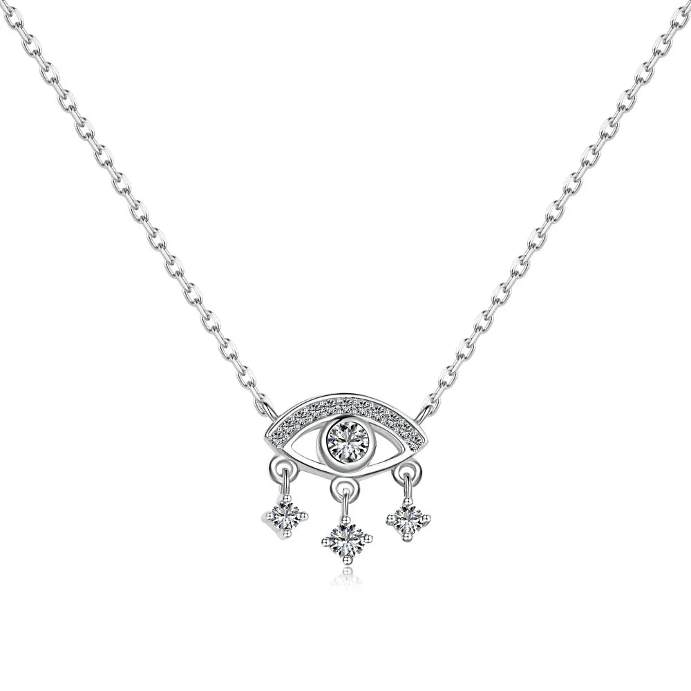 925 Sterling Silver Evil Eye Pendant Necklace product image 8