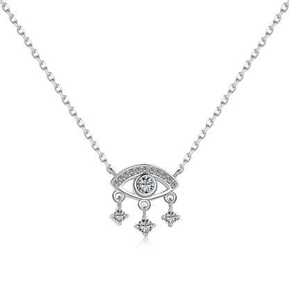 925 Sterling Silver Evil Eye Pendant Necklace product image 8