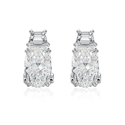 KAKODIY Pineapple 925 Sterling Silver Stud Earrings Simple Elegant Women's Earrings Jewelry - product image 1