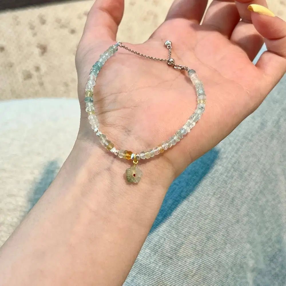 925 Sterling Silver Flower Bracelet product image 5