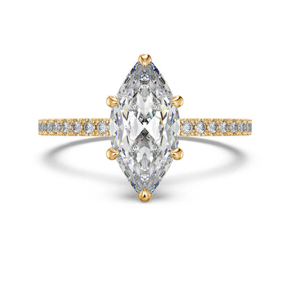 925 Sterling Silver 8A CZ Bridal Eternity Ring by KAKODIY