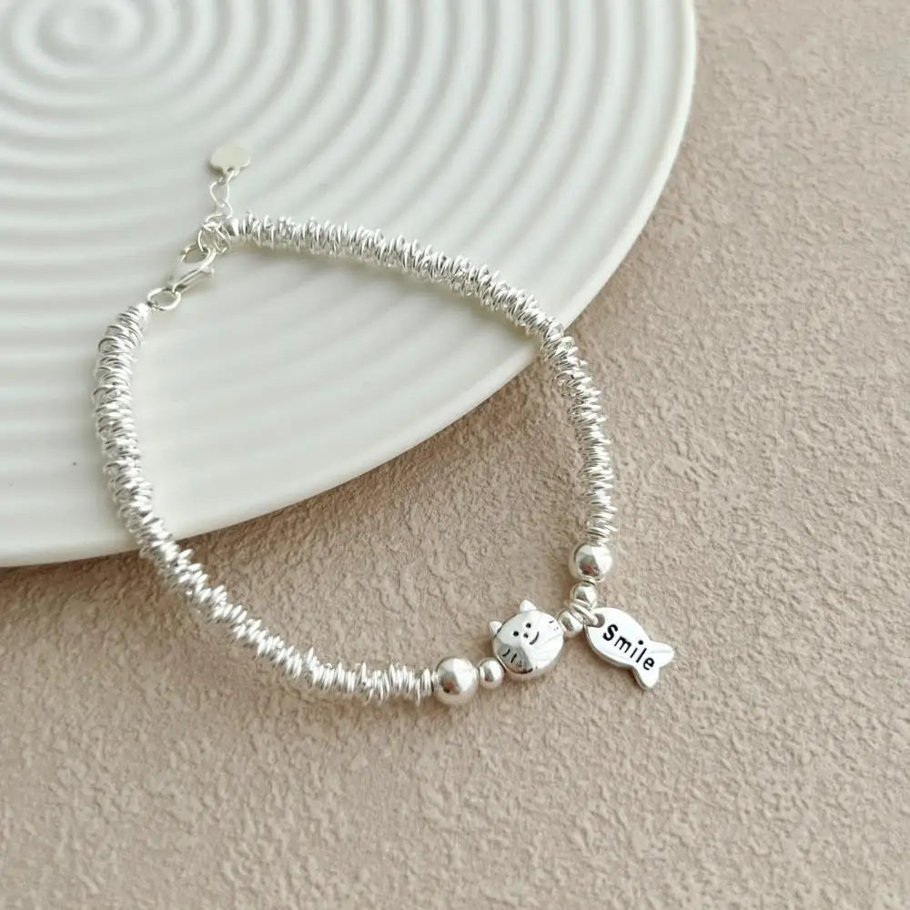925 Sterling Silver Geometric Bracelet product image 2