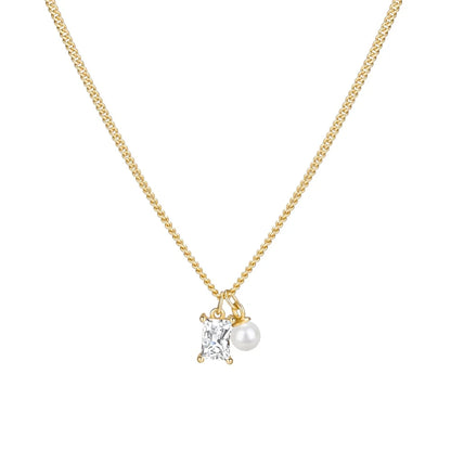 925 Silver Pearl Pendant Necklace DY191683 product image 7