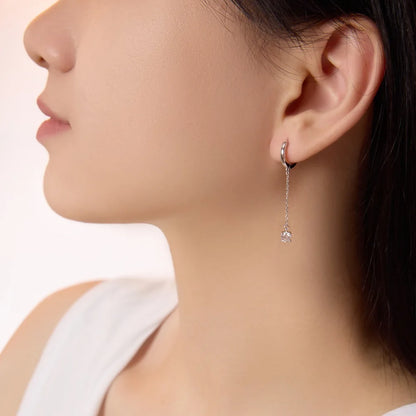 KAKODIY Classic Simple Design Luxury Jewelry Womens 925 Sterling Silver Pendant Tassel 5A Crystal Zircon Pendant Ring Earrings - product image 4