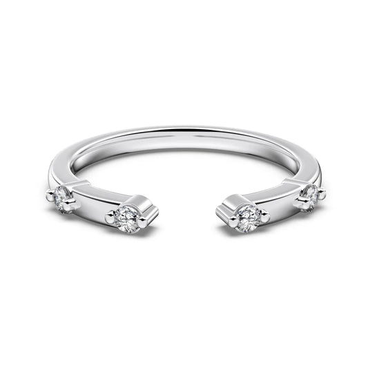 925 Sterling Silver Minimalist Wedding Ring product image 7