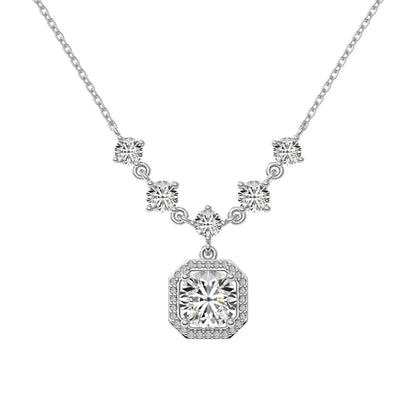 925 Silver 5A CZ Pendant Necklace DY190868 product image 8