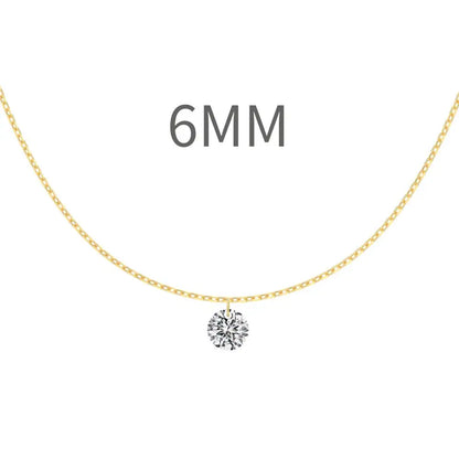 925 Silver CZ Statement Pendant Necklace DY191187 product image 11