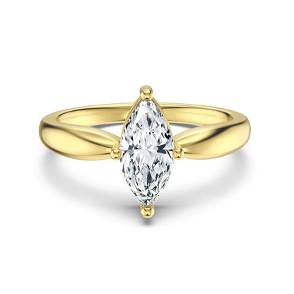 925 Sterling Silver Teardrop 5A CZ Wedding Ring product image 7