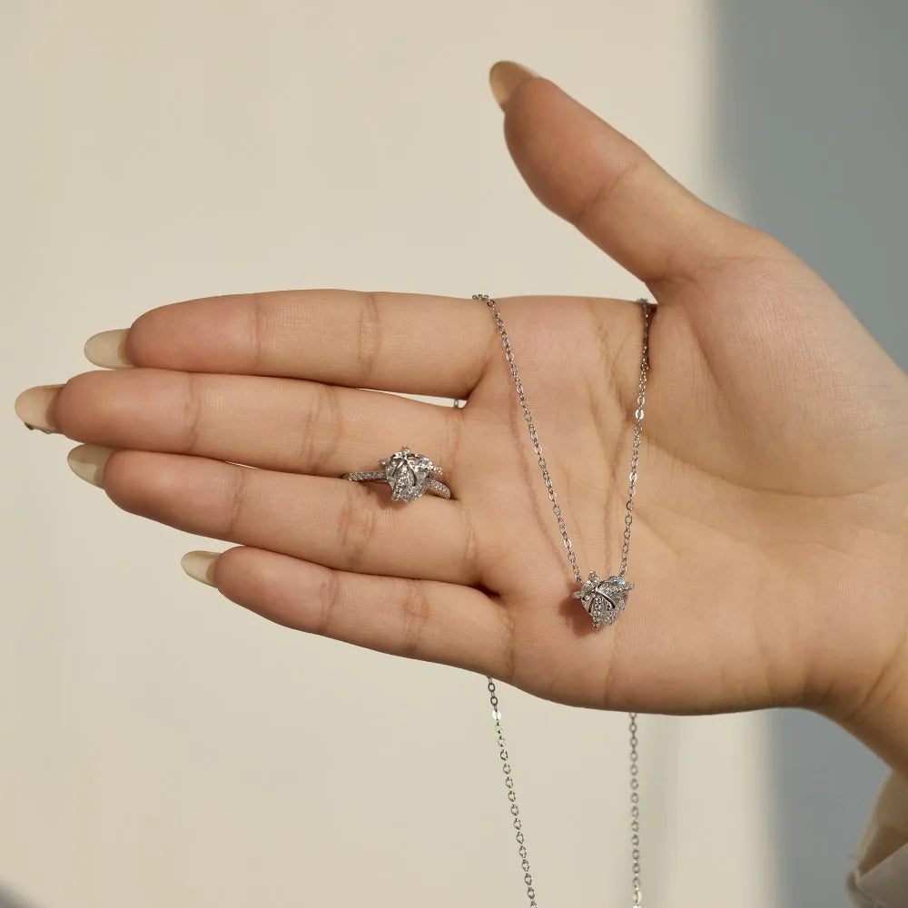 925 Silver Heart 5A CZ Pendant Necklace DY191857 product image 5