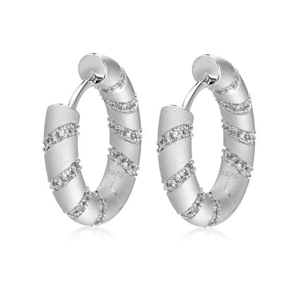 KAKODIY 18K Gold Plate Clasp Stud Earrings Luxury Jewelry Stud Earrings Sterling Silver Women's Stud Earrings 925
