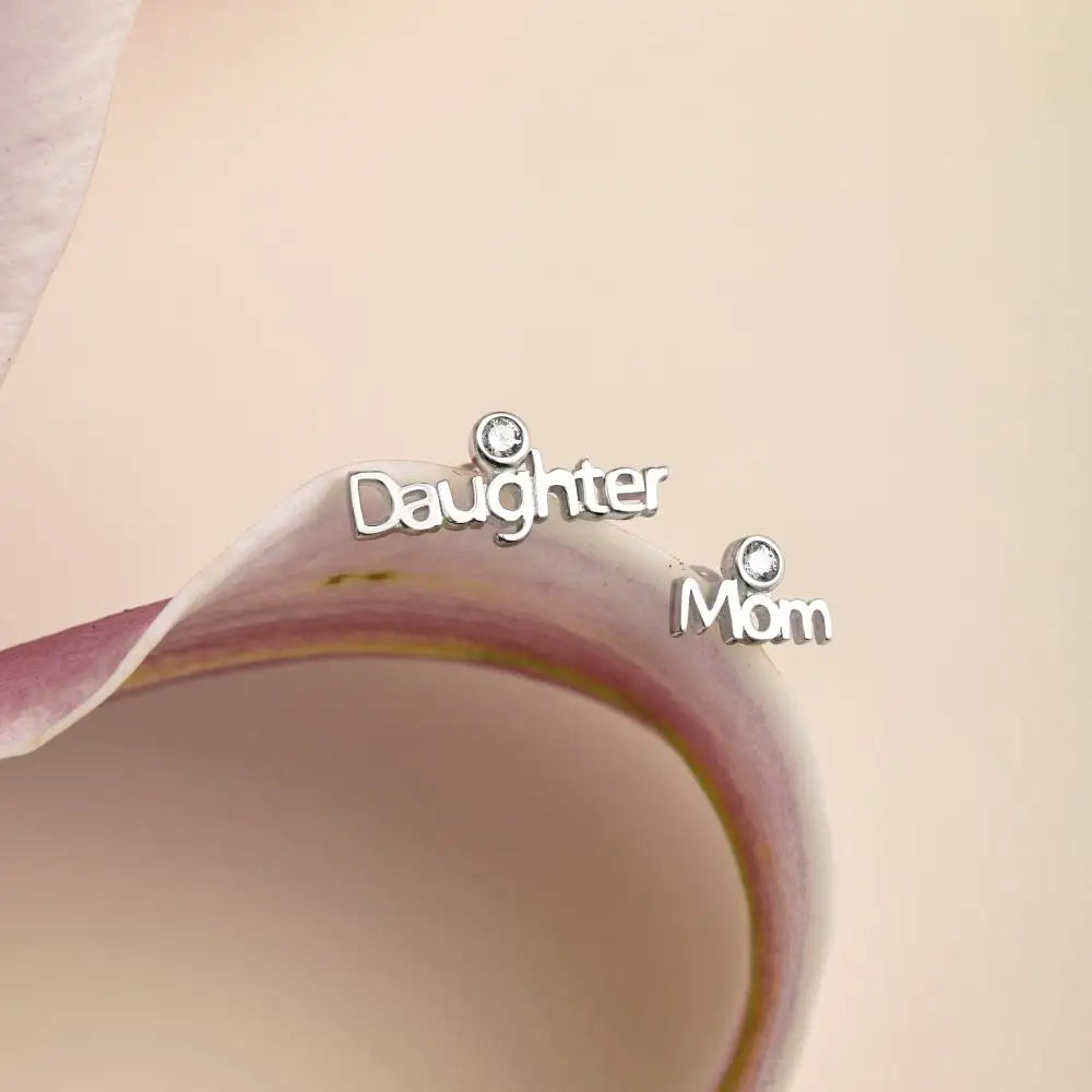KAKODIY 925 Gorgeous Sterling Silver Stud Earrings with Zirconia Mother's Day Gold Plated Earrings - product image 6