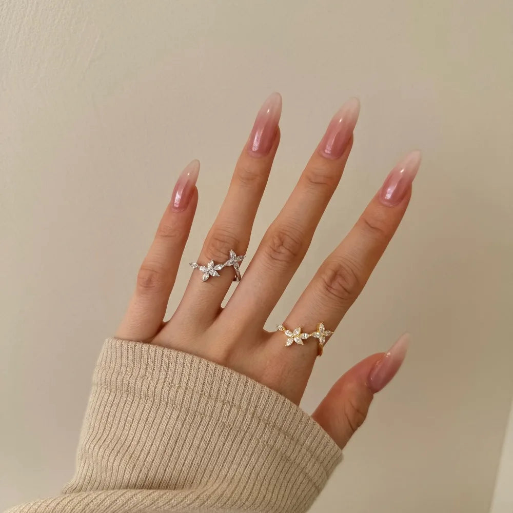 925 Sterling Silver Butterfly Adjustable Ring product image 3