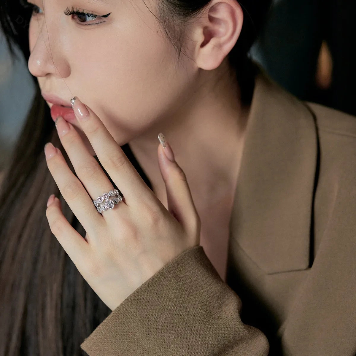 925 Sterling Silver Ring DY120201 product image 5