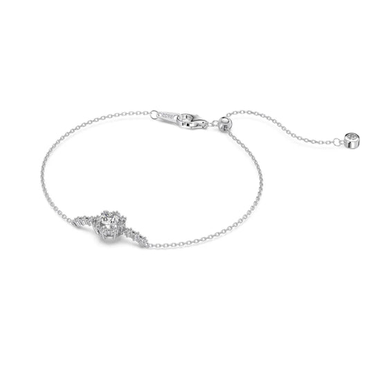 925 Silver Snowflake 5A CZ Chain Bracelet DY150633 product image 7