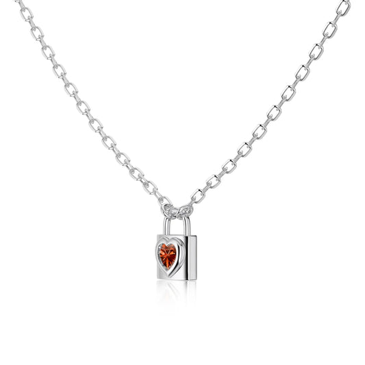 925 Silver Heart 5A CZ Pendant Necklace DY190956 product image 7