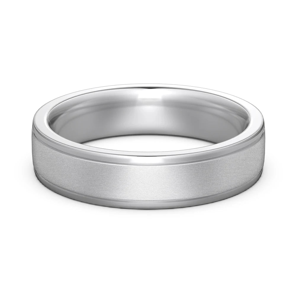 925 Sterling Silver CZ Minimalist Wedding Ring product image 7