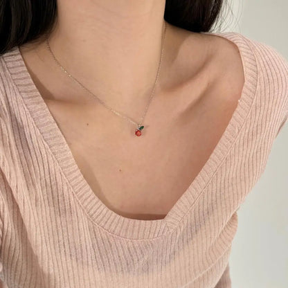 925 Silver 5A CZ Pendant Necklace DY191229 product image 5