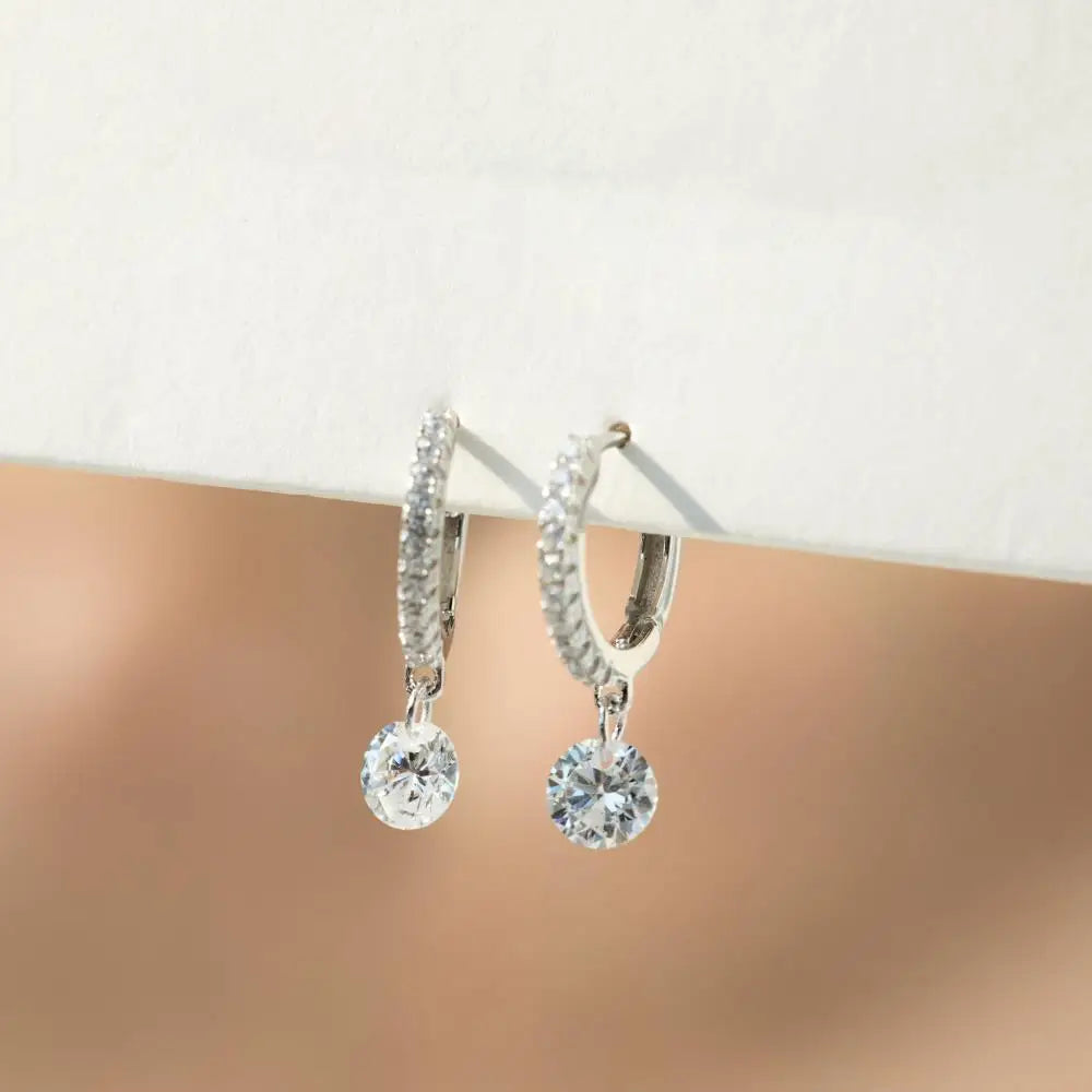 KAKODIY High Quality Pendant 14K Gold Plated Earrings 925 Sterling Silver Fine Jewelry Zirconia Earrings - product image 2