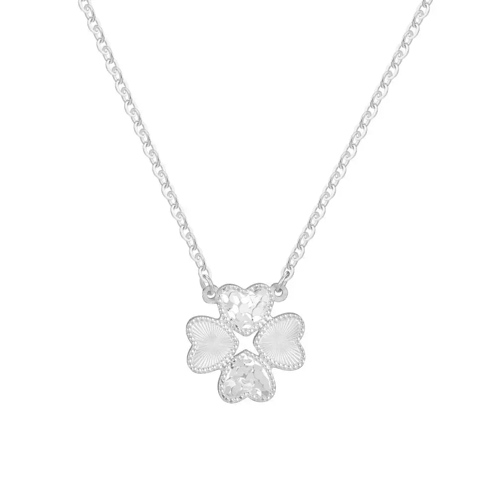 925 Silver Clover Pendant Necklace DY191355 product image 7