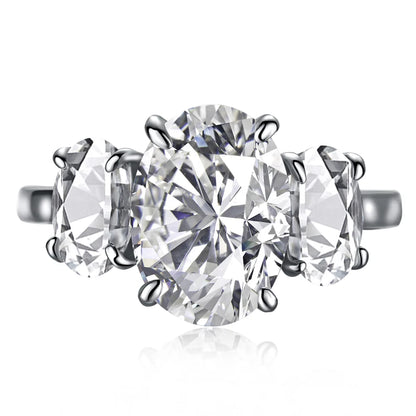 925 Silver CZ Bridal Wedding Ring MM120074 by KAKODIY
