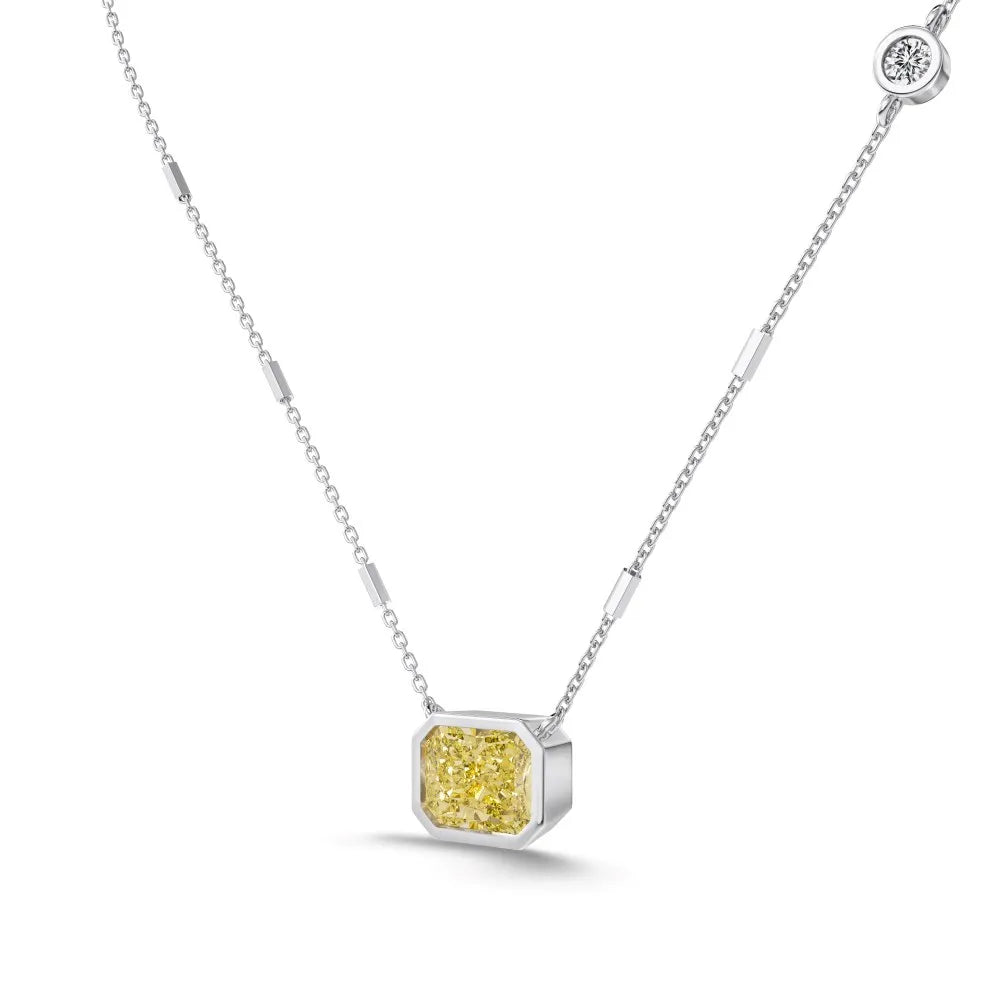 925 Silver CZ Minimalist Pendant Necklace DY190903 product image 7