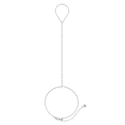 925 Sterling Silver Chain Bracelet DY150587 by KAKODIY