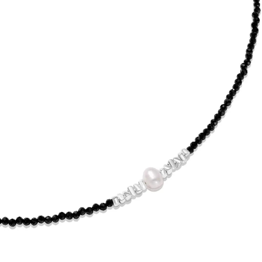 925 Sterling Silver Pearl Statement Chain Necklace product image 2