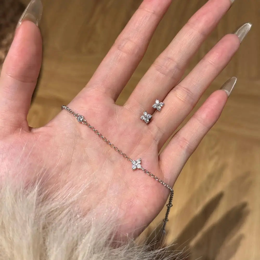 925 Sterling Silver Star Chain Bracelet product image 4