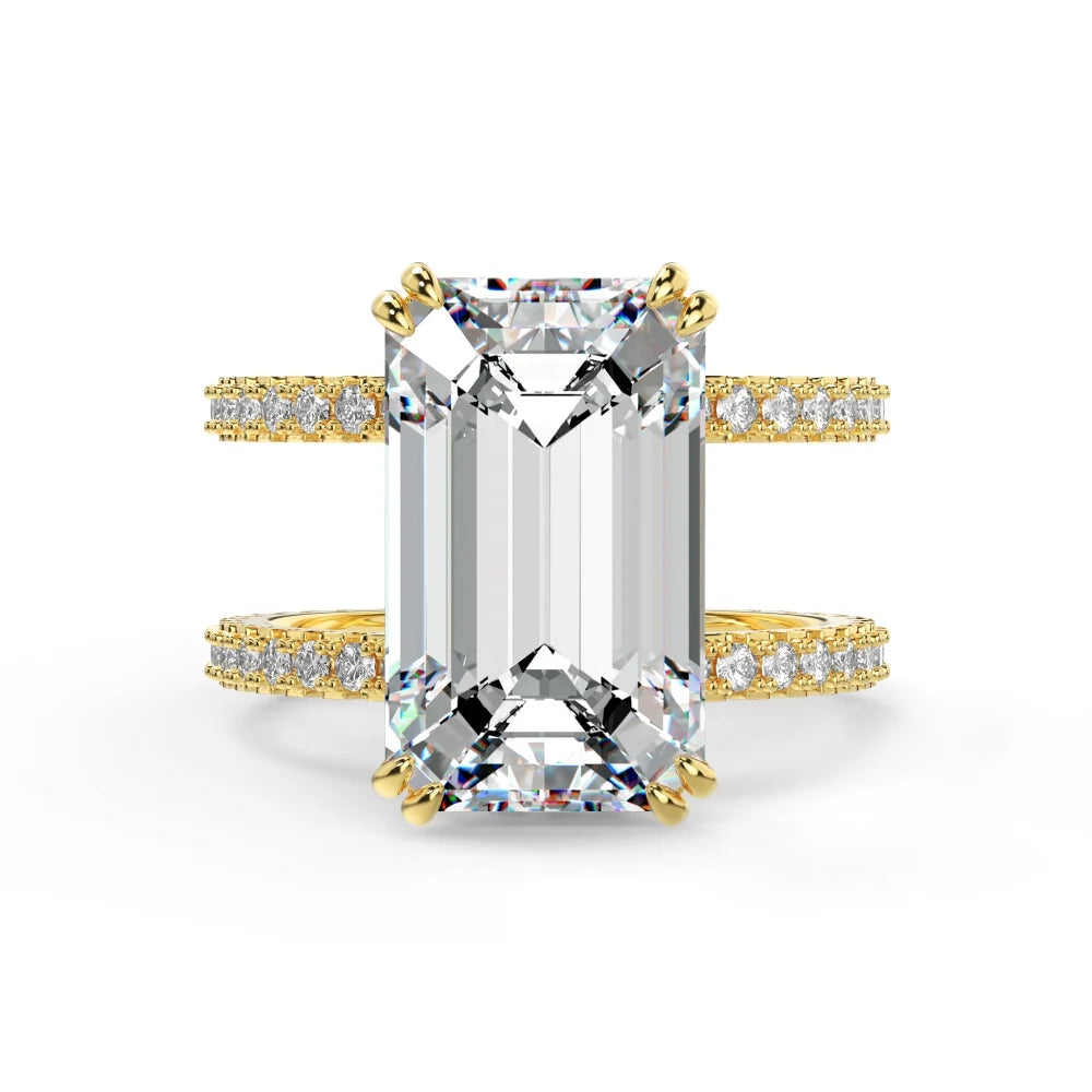 925 Silver CZ Bridal Engagement Ring DY120957 product image 7