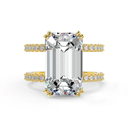 925 Silver CZ Bridal Engagement Ring DY120957 product image 7