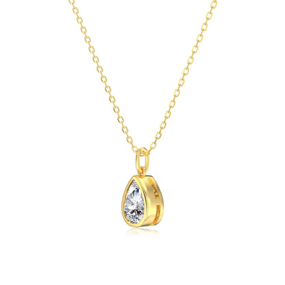 925 Sterling Silver Teardrop Pendant Necklace product image 8